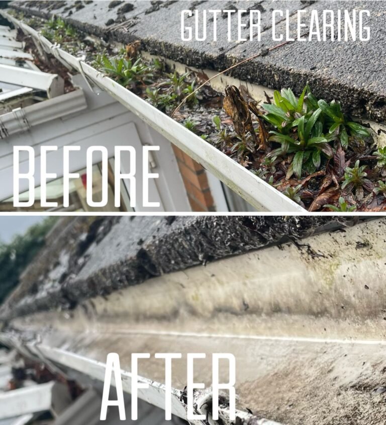 gutter clearing